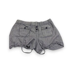 Style Me High Waist Blue Pinstripe Shorts